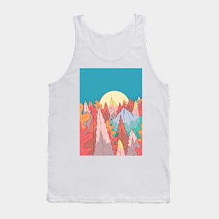 Autumn forest trees Tank Top